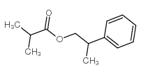 2-苯丙基异丁酸酯 结构式