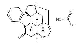 硝酸士的宁 结构式