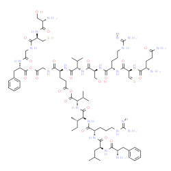 生长激素片段176-191三氟乙酸盐 结构式