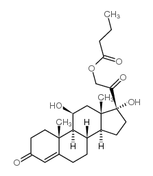 氢化可的松 21-丁酸盐 结构式