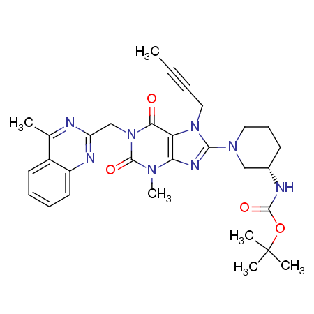 利格列汀杂质 05 结构式
