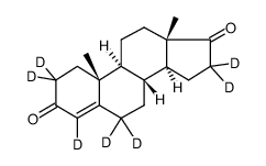 雄烯二酮-[d7] 结构式