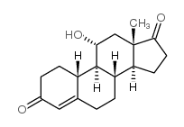 11α-羟基雌甾-4-烯-3,17-二酮 结构式