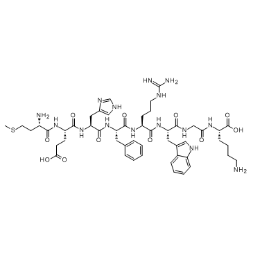 促肾上腺皮质激素片段4-11 结构式