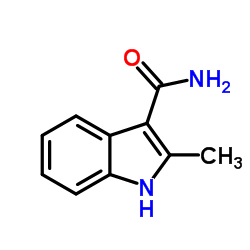 2-甲基吲哚-3-甲酰胺 结构式
