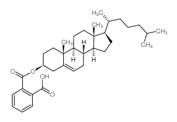 邻苯二甲酸胆固醇氢酯 结构式