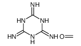 1,3,5-三嗪-2,4,6-三胺与丁基化甲醛的聚合物 结构式