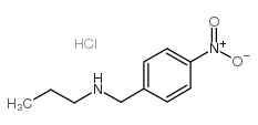 N-正丙基-4-硝基苯胺盐酸盐 结构式