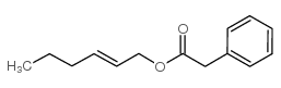 苯乙酸反-2-己烯-1-基酯 结构式