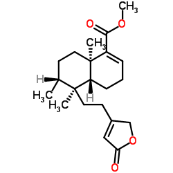 Clerodermic acid methyl ester 结构式