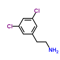 2-(3,5-二氯苯基)乙胺 结构式