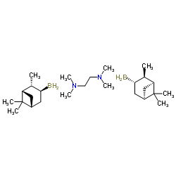 (+)-异松蒎基硼烷TMEDA复合物 结构式
