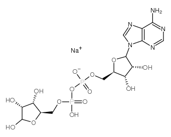 腺苷5'-二磷酸核糖钠 结构式