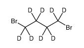 1,4-二溴丁烷-d₈ 结构式