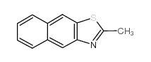 2-甲基-beta-萘噻唑 结构式