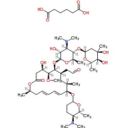 己二酸螺旋霉素 结构式