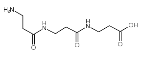 3-[3-(3-氨基丙酰氨基)丙酰氨基]丙酸 结构式