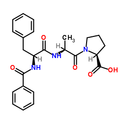 血管紧张素I转化酶底物多肽 结构式