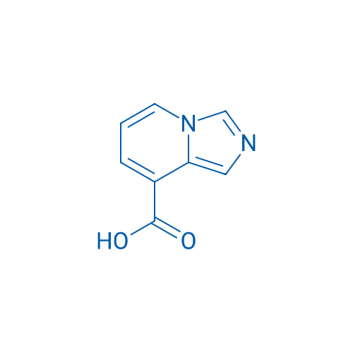 咪唑[1,5-A]吡啶-8-羧酸 结构式