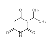 1-异丙基嘧啶-2,4,6(1H,3H,5H)-三酮 结构式