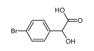 4-溴扁桃酸 结构式
