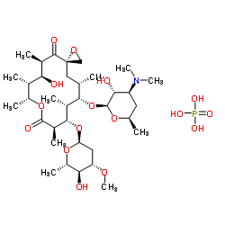 磷酸竹桃霉素 结构式