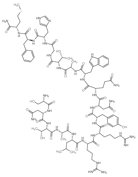 蛙紧张肽R 结构式