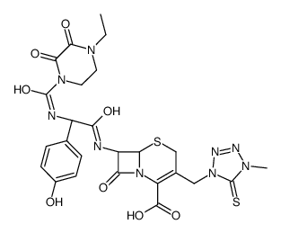 5-去硫醇基-5-硫代头孢哌酮 结构式