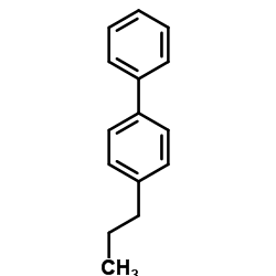 4-丙基联苯 结构式