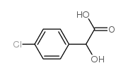 4-氯扁桃酸 结构式