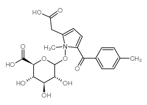 托美汀β-D-葡糖醛酸 结构式