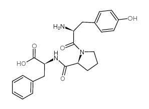 酪氨酰-脯氨酰-苯丙氨酸 结构式