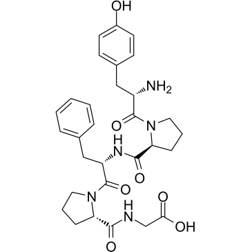 β-酪啡肽-5 结构式