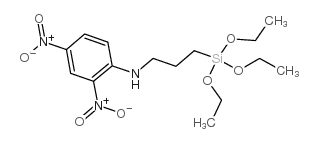 3-(2,4-二硝基苯基氨基)丙基三乙氧基硅烷 结构式
