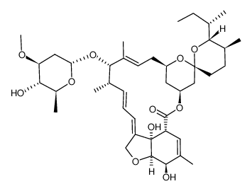 伊维菌素B1a单糖衍生物 结构式
