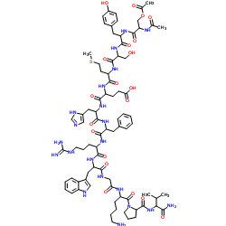 二乙酰-α-促黑细胞激素 结构式