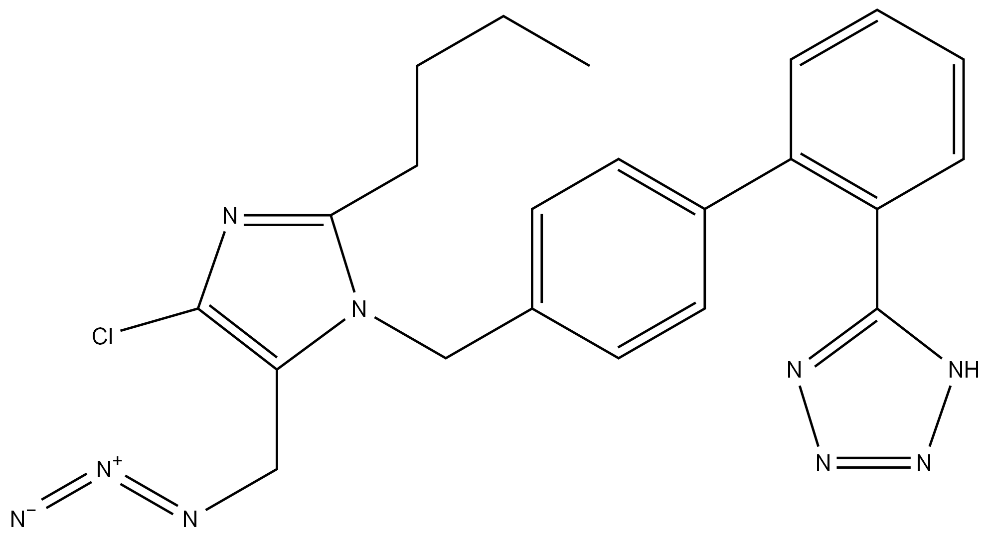 洛沙坦杂质24 结构式