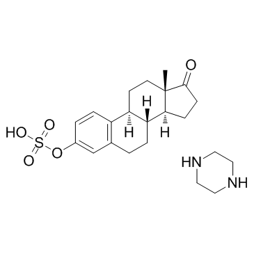 雌酮硫酸酯哌嗪 结构式