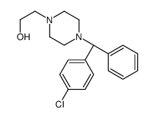 (R)-脱(羧甲基)西替利嗪乙醇二盐酸盐 结构式
