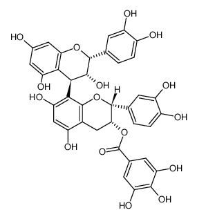 原花青素B2-3"-O-没食子酸 结构式