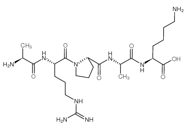 抑制剂H-Ala-Arg-Pro-Ala-Lys-OH 结构式