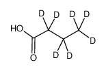 丁酸-d₇ 结构式