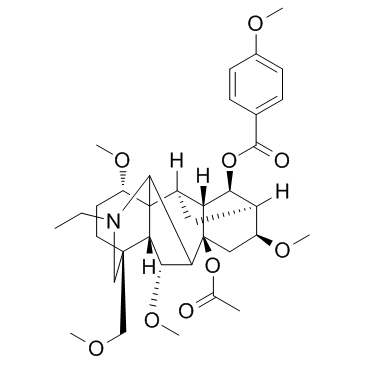 黄草乌碱丙 结构式