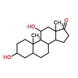 11β-羟基本胆烷醇酮 结构式
