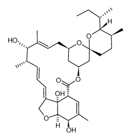 伊维菌素B1糖苷配基 结构式