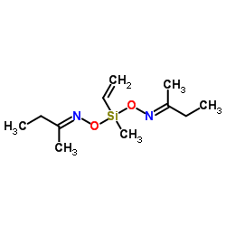 乙烯基甲基双(丁酮肟)硅烷 结构式