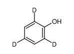 苯酚-2,4,6-d₃ 结构式