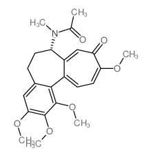 N-甲基-秋水仙碱 结构式