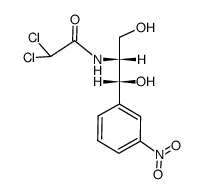 间氯霉素 结构式