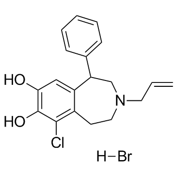 SKF-82958氢溴酸盐 结构式